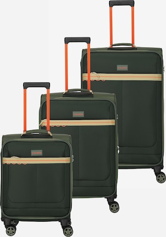 TRAVELITE Suitcase set 'Color Craze' in Green: front