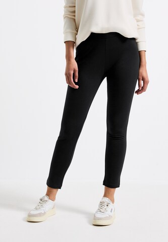 STREET ONE Skinny Leggings in Schwarz: Vorderseite