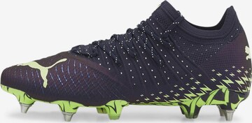 PUMA Soccer Cleats in Blue: front