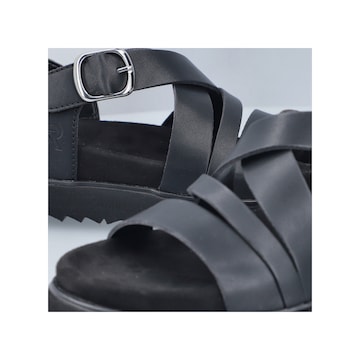 Rieker Strap Sandals 'V5663' in Black
