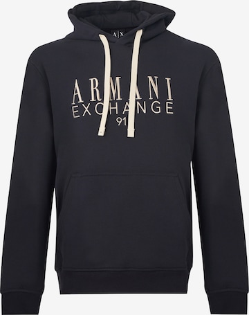 ARMANI EXCHANGE Mikina - Modrá: predná strana