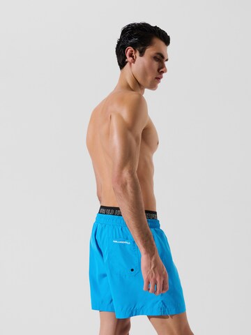 Pantaloncini da bagno 'Ikon' di Karl Lagerfeld in blu