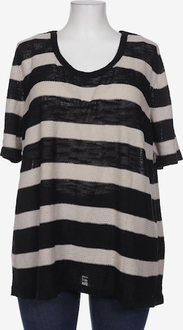 Ulla Popken Pullover 7XL in Schwarz: Vorderseite