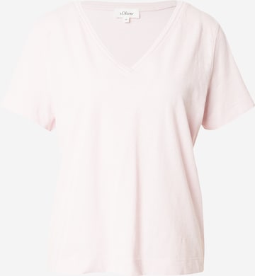 s.Oliver Shirt in Roze: voorkant
