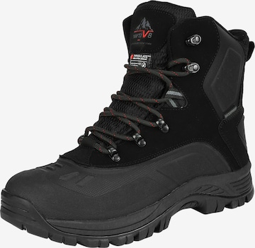 NORTIV 8 Snow Boots in Black: front