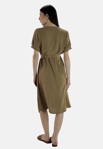 Robe-chemise Elara en beige