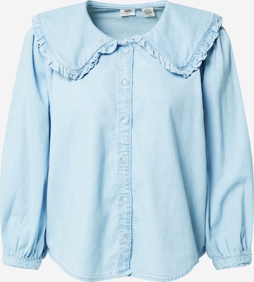 LEVI'S ® Bluse 'Mimmi Collar Blouse' i blå: forside