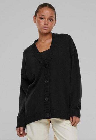 Urban Classics Strickjacke in Schwarz