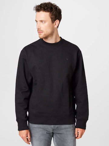 ADIDAS ORIGINALS Sweatshirt 'Adicolor Contempo' in Black: front