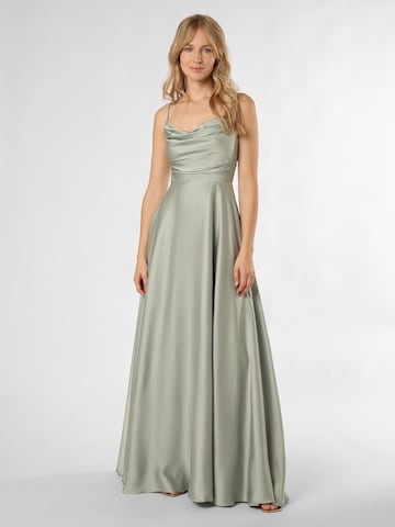 Robe de soirée Marie Lund en vert : devant