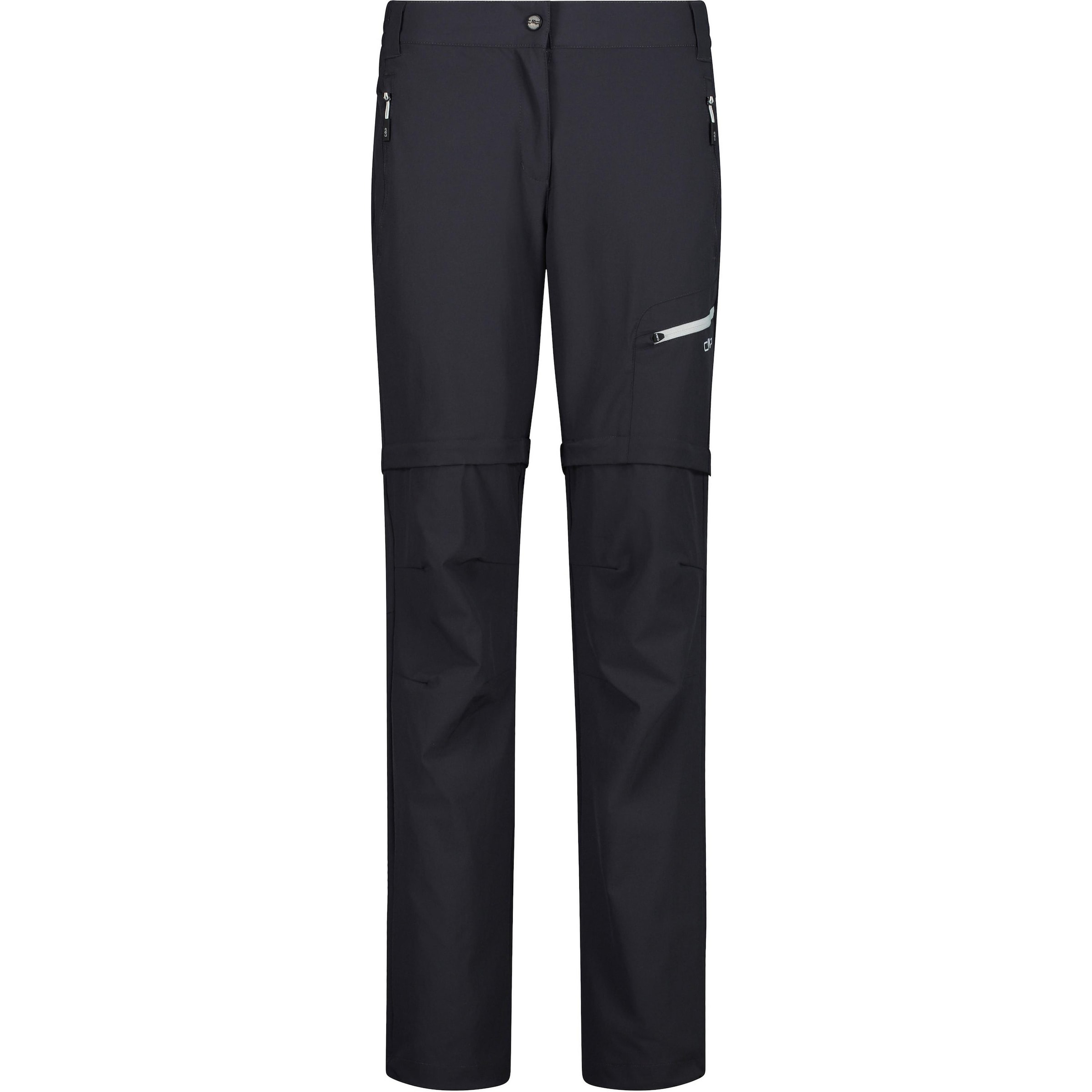 CMP Regular Outdoorbroek in Zwart: voorkant