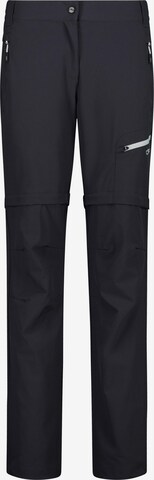 CMP Regular Outdoor Pants in Black: front