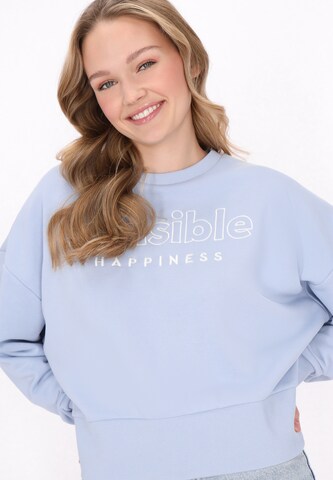 MYMO Sweatshirt 'Back to School' in Blauw