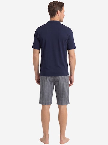 Hanro Pajama short 'Night & Day' in Blue
