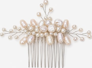 Ornement pour cheveux 'Izabella' SallyJaneBridal en argent : devant