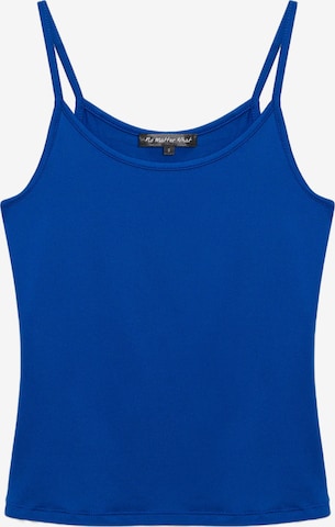 No Matter What Top in Blue: front