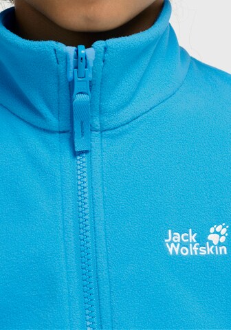 JACK WOLFSKIN Fleece Jacket in Blue