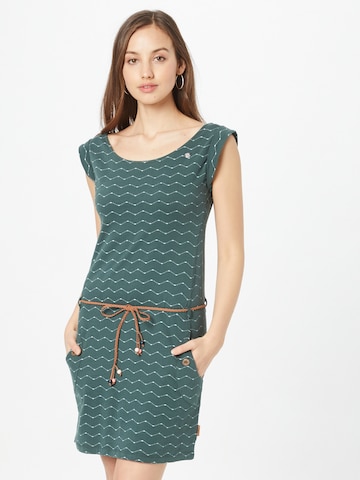 Ragwear فستان صيفي 'Tag' بلون أخضر: الأمام