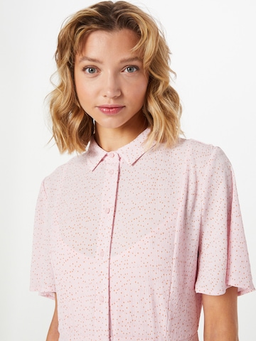 NÜMPH Shirt Dress in Pink