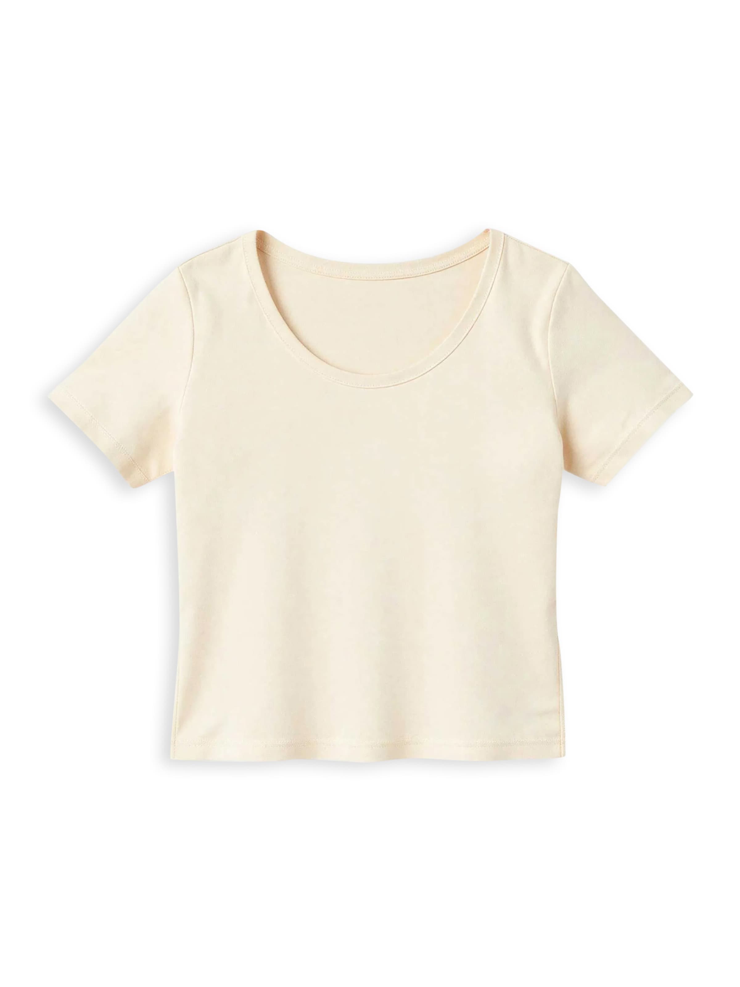 Gisela Tréning póló - bézs: elől