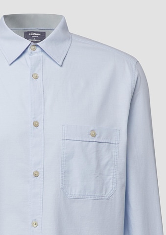 s.Oliver Regular fit Overhemd in Blauw