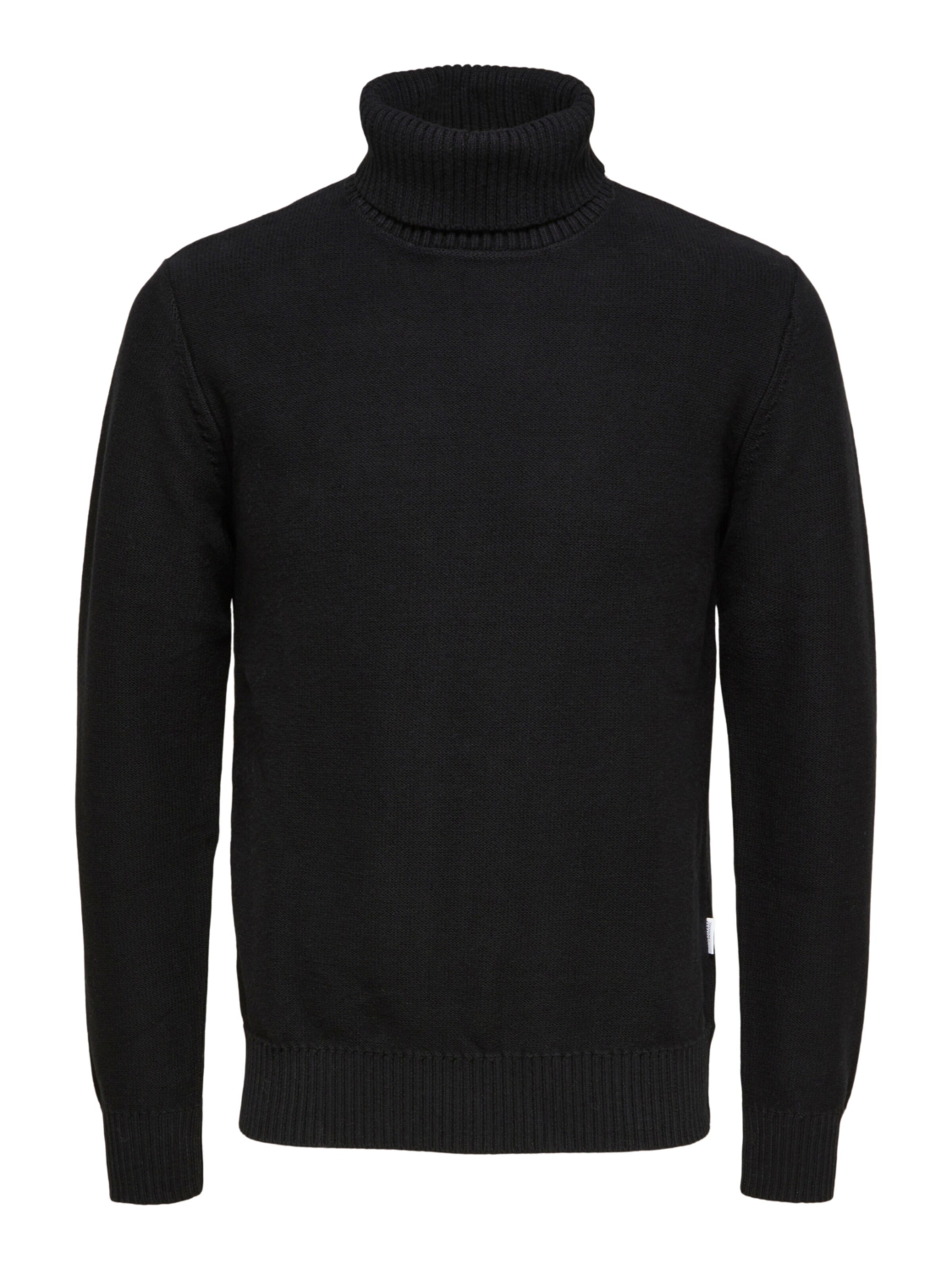 SELECTED Pullover 'Axel' in Schwarz: Vorderseite