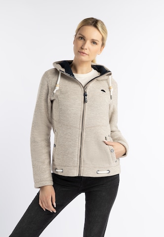 Schmuddelwedda Fleece jacket in White: front