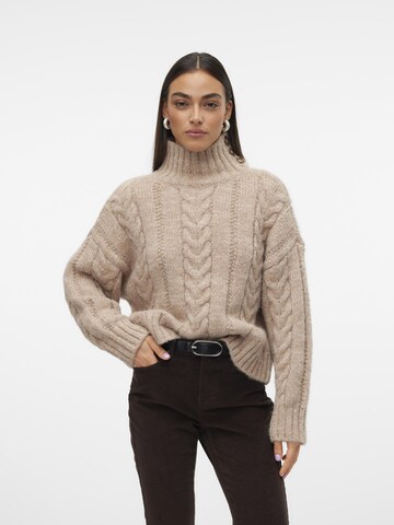 VERO MODA Pullover 'GRACE' in Beige