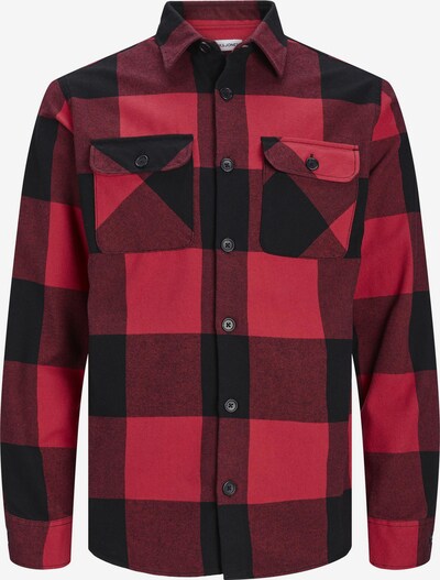 JACK & JONES Camisa 'Edarren' em vermelho / preto, Vista do produto