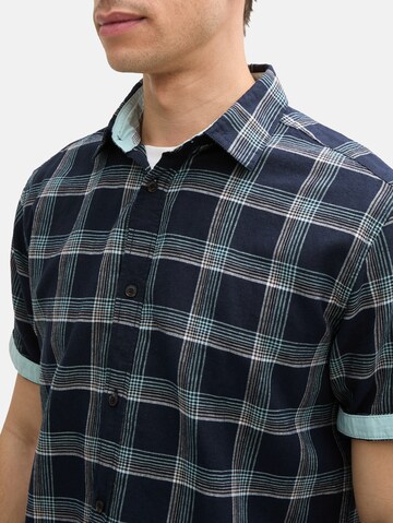 TOM TAILOR Regular Fit Hemd in Blau