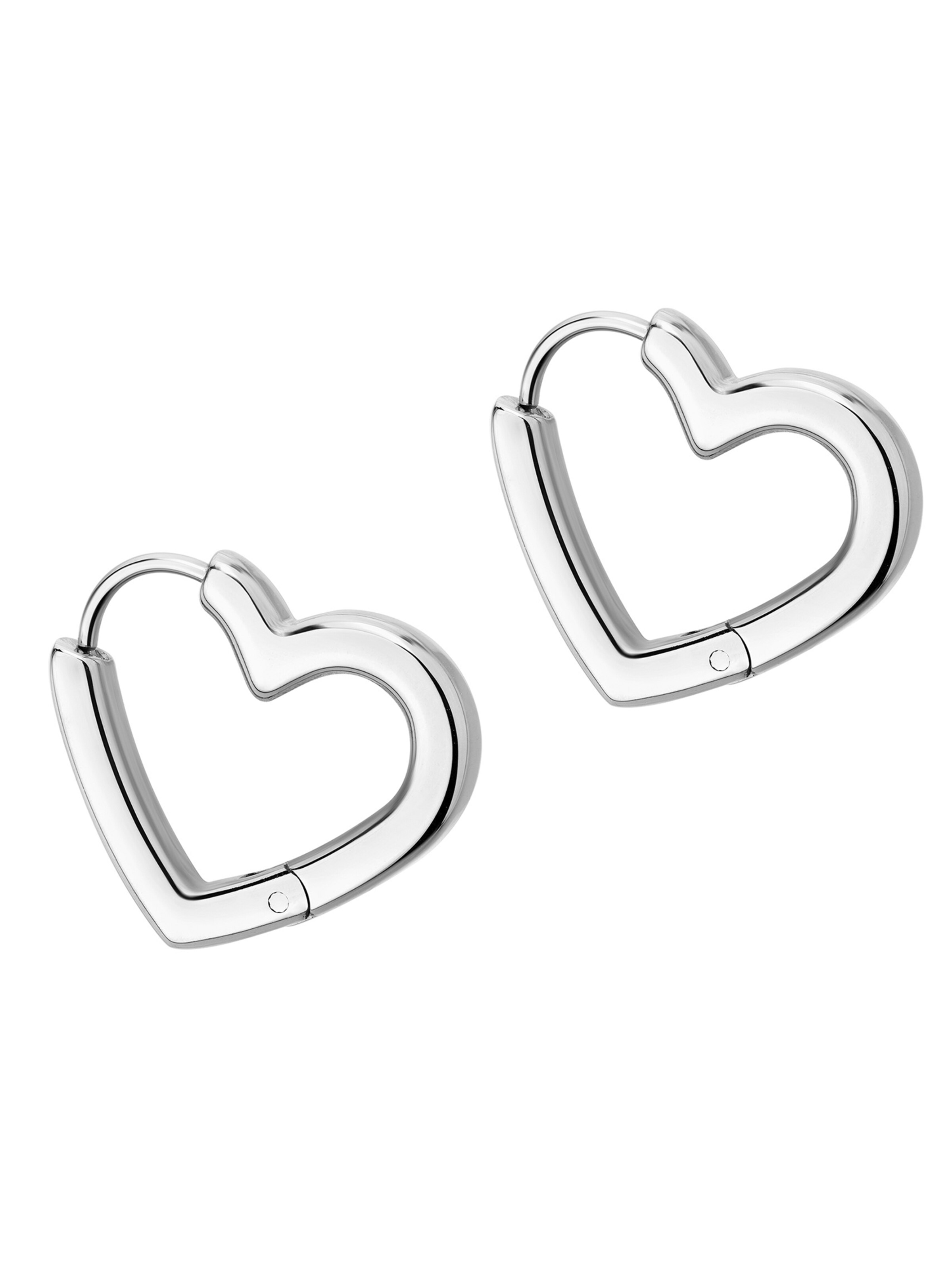 Tamaris Earrings 'The Love Heart' in Silver: front
