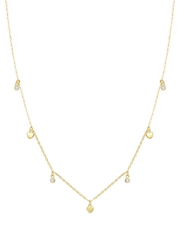 Hey Happiness - Cadena 'Petite Heart' en oro