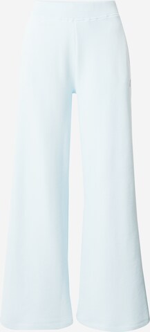 Calvin Klein Jeans Wide leg Trousers in Blue: front