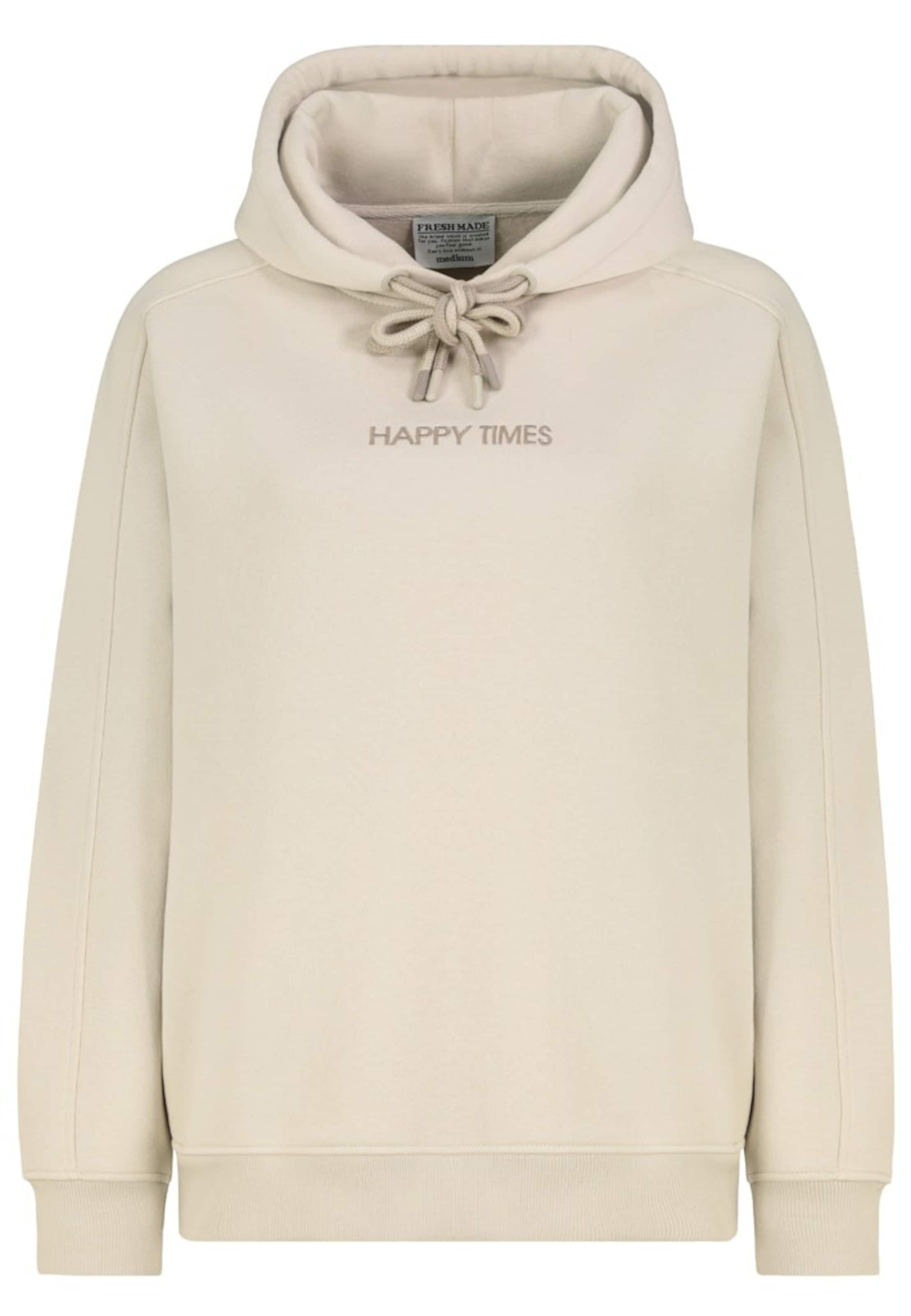 Authentic Style Sweatshirt in Beige: front