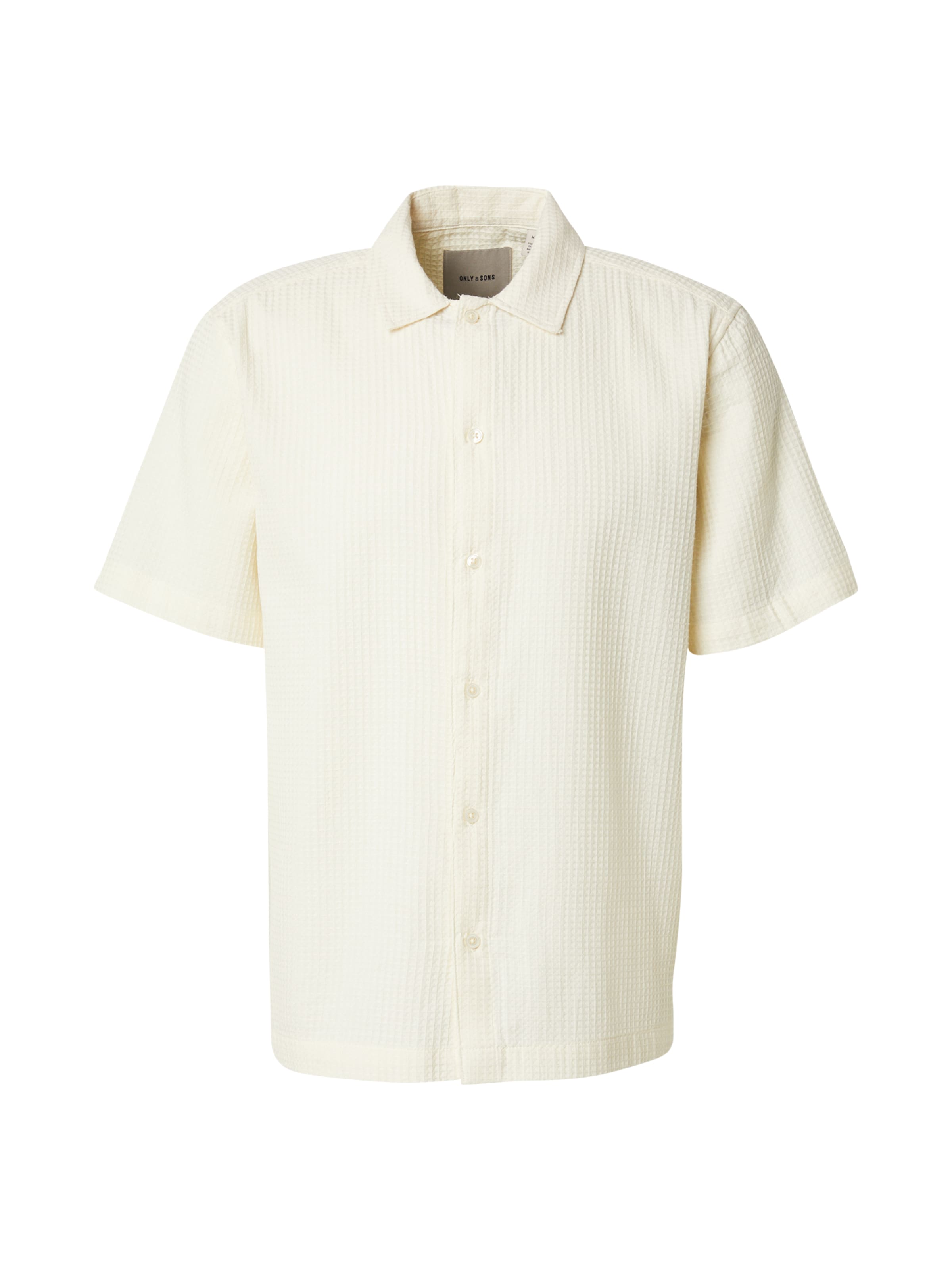 Only &amp; Sons Button Up Shirt &#x27;ONSSAVIER&#x27; in White: front