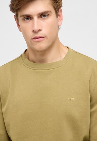 MUSTANG Sweatshirt 'Clio' in Grün
