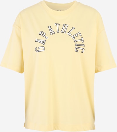Gap Petite Oversized tričko - pastelově žlutá / černá / bílá, Produkt