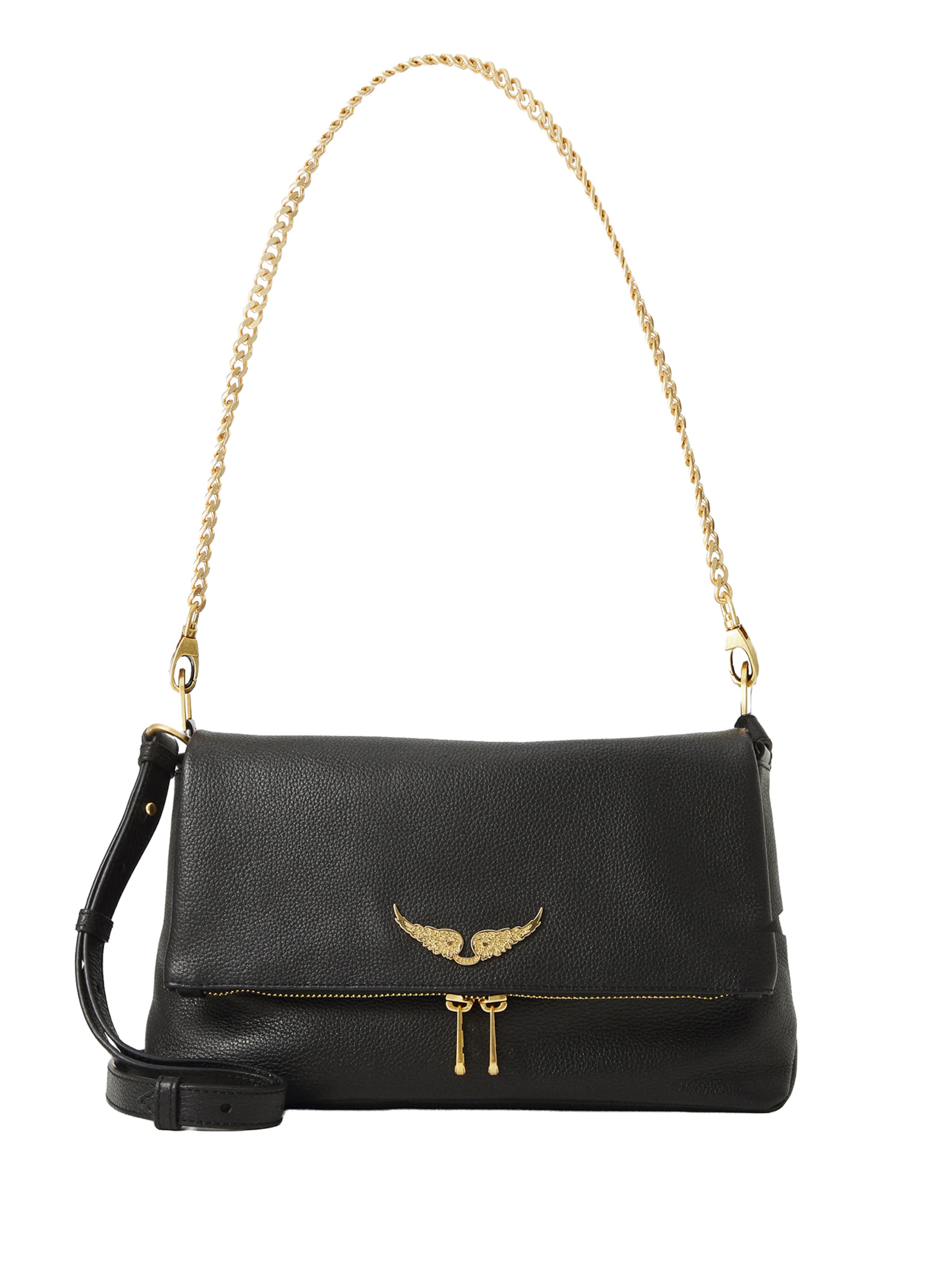 Zadig & Voltaire Crossbody bag 'ROCKY II' in Black: front