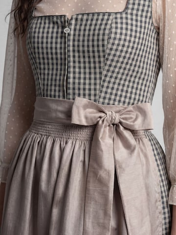 SPIETH & WENSKY Dirndl 'Karma' in Midilänge in Braun