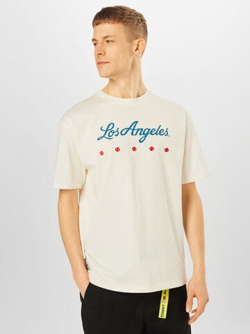 NEW ERA T-Shirt 'Los Angeles Dodgers' in Weiß: predná strana