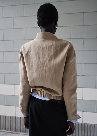 MANGO Jacke 'Sunrise' in Beige