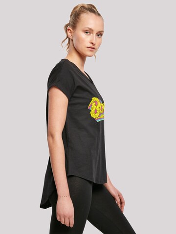 F4NT4STIC Shirt 'David Bowie Moonlight 90s Logo' in Schwarz
