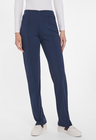 Peter Hahn Loose fit Pants in Blue: front