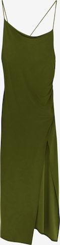Pull&Bear Sukienka w kolorze zielony: przód