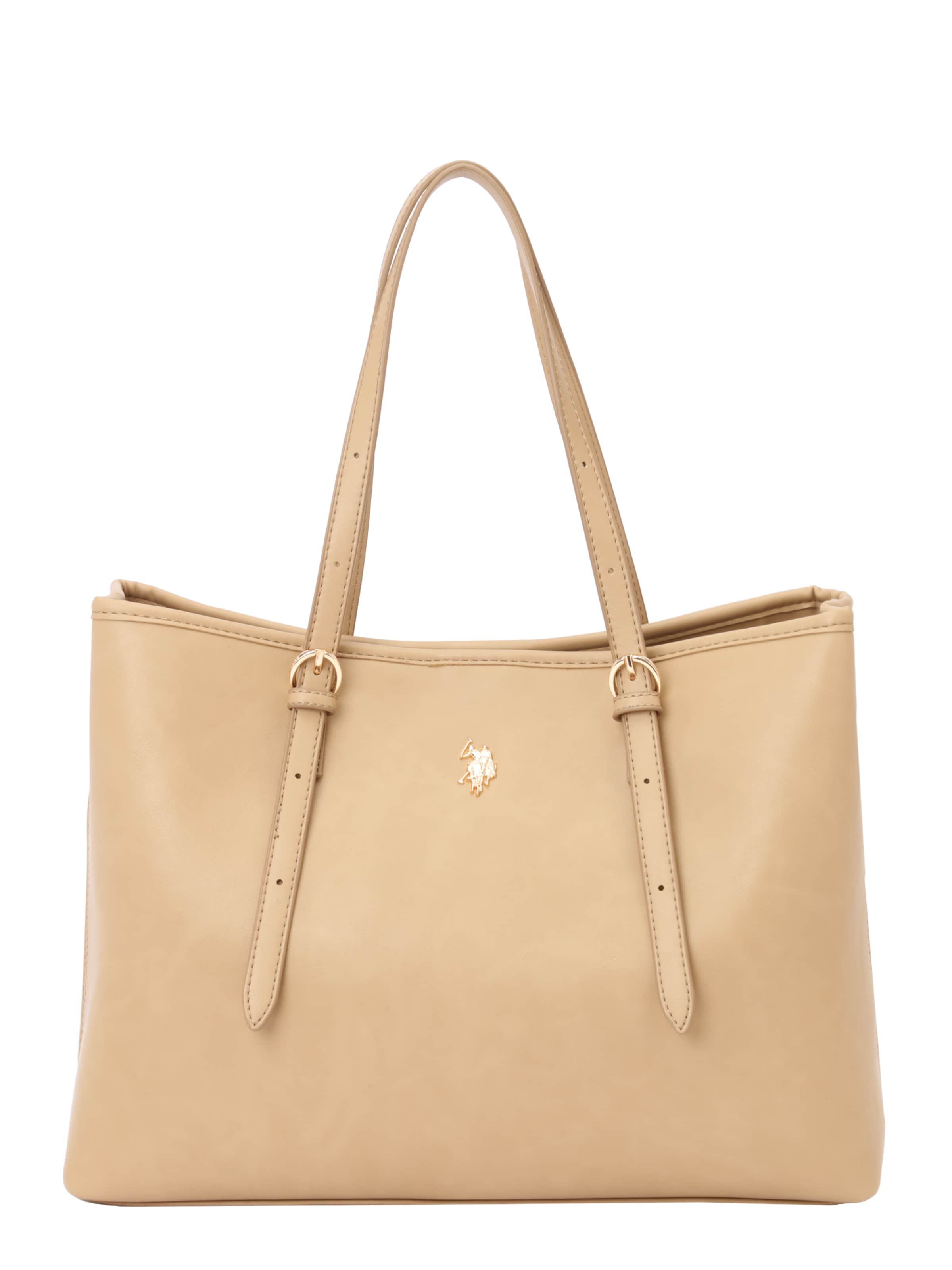 Shopper 'Blackstone' di U.S. POLO ASSN. in beige: frontale