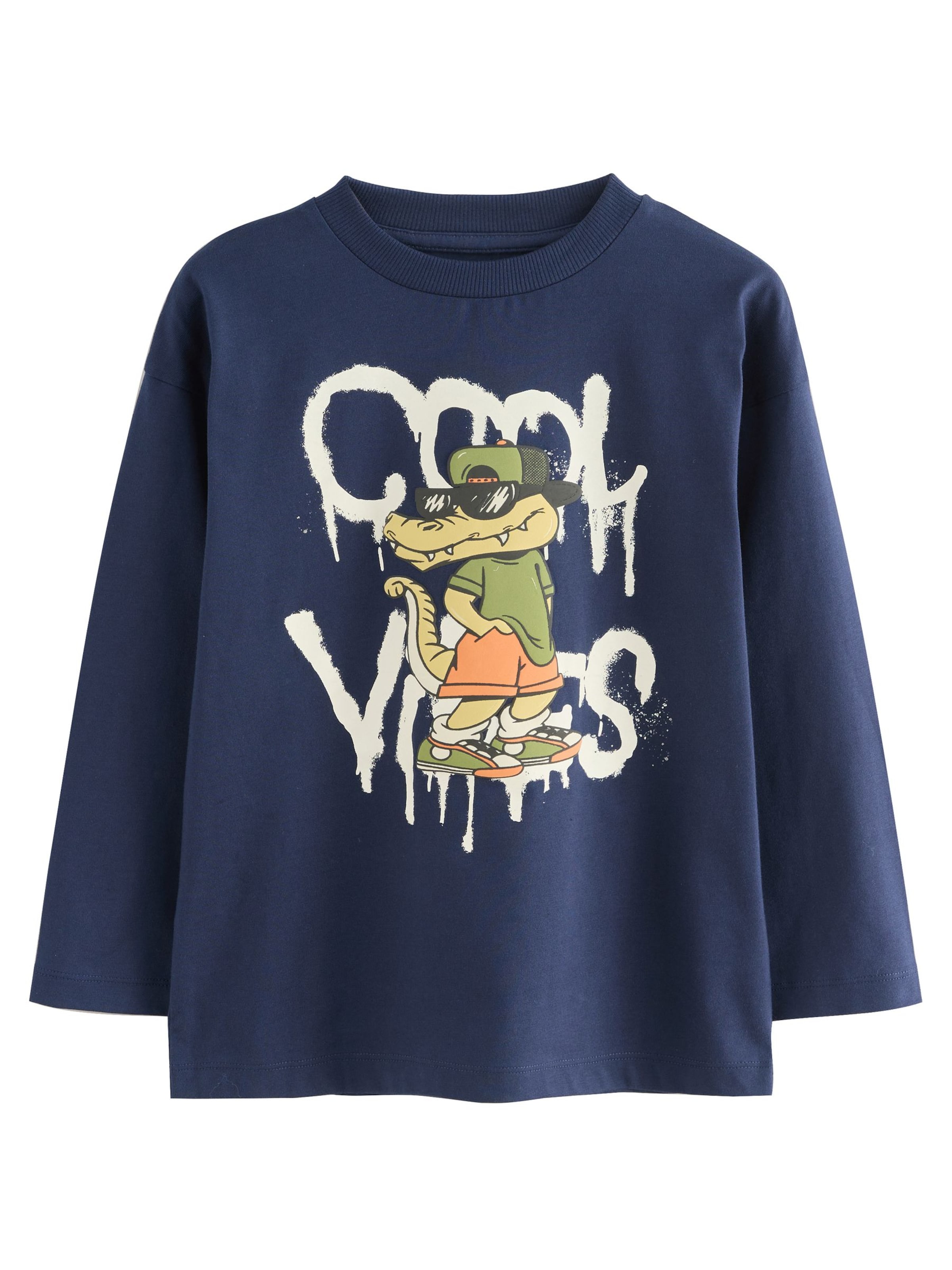 Next Póló - kék: elől