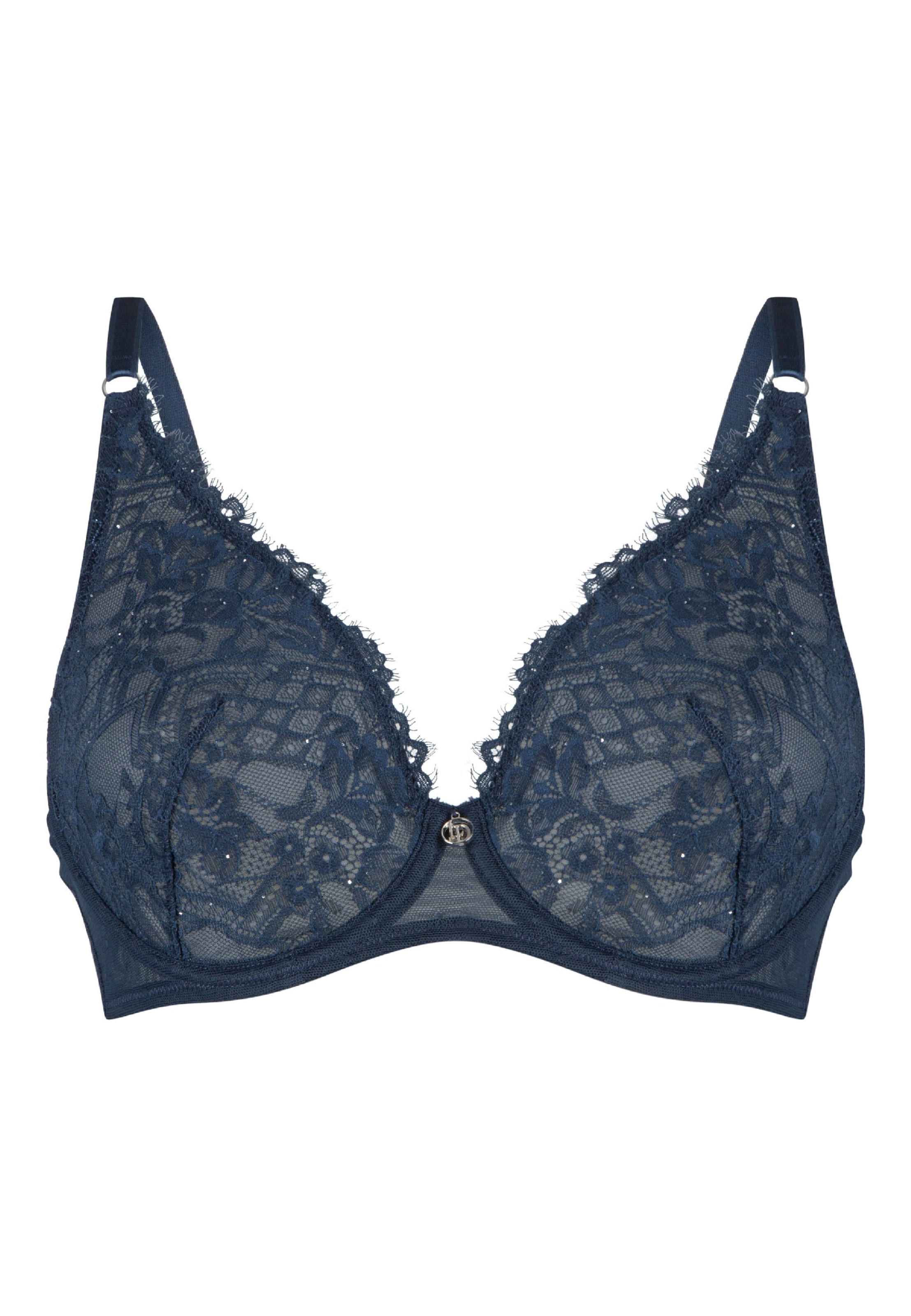 LingaDore - Triangular Soutien em azul: frente