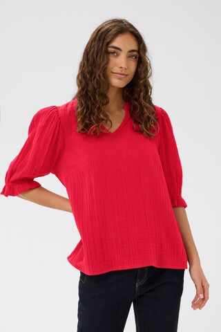 CULTURE Blouse 'Tala' in Red: front