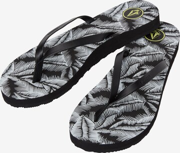 Volcom Zehentrenner 'Color Me Spring' in Schwarz