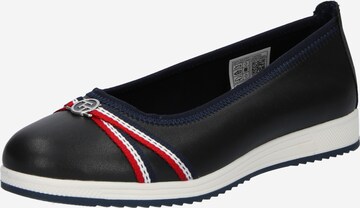 TOM TAILOR Ballet Flats in Blue: front